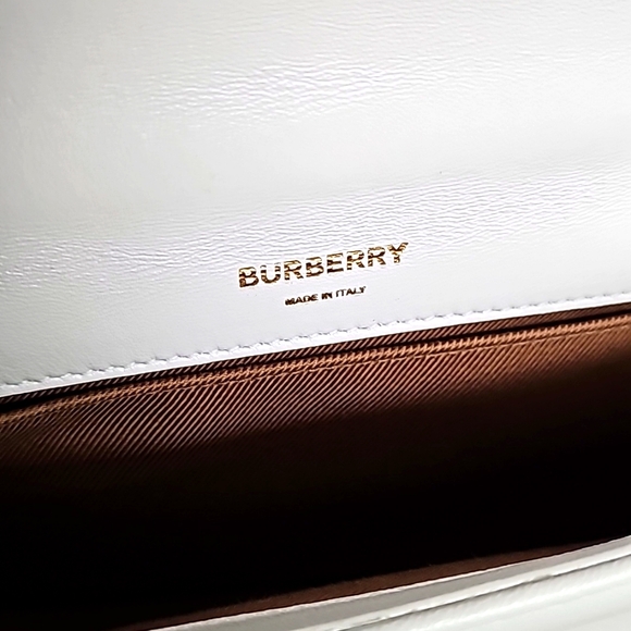 BURBERRY TB SMALL LOLA QUILTED SHOULDER / CROSSBODY BAG WITH INNER DEFECTS. - Picture 8 of 16